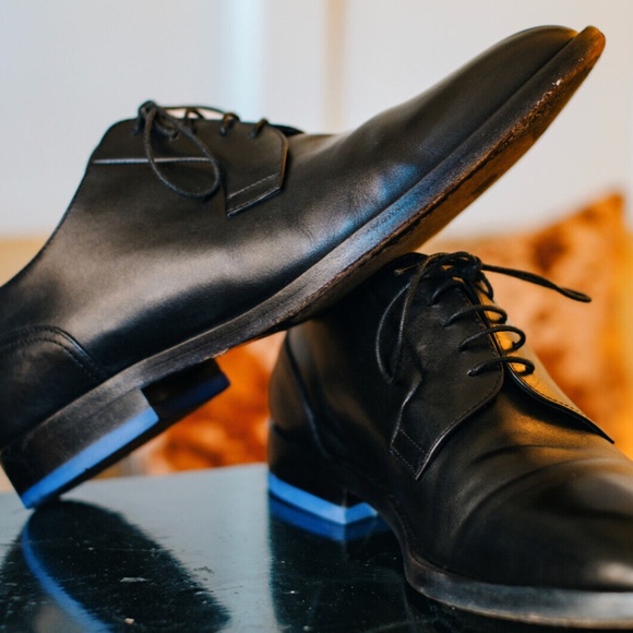 Jil Sander Derbies -  SS11 Archive Blue Sole by Raf Simons, US10 / EU43 main image 8